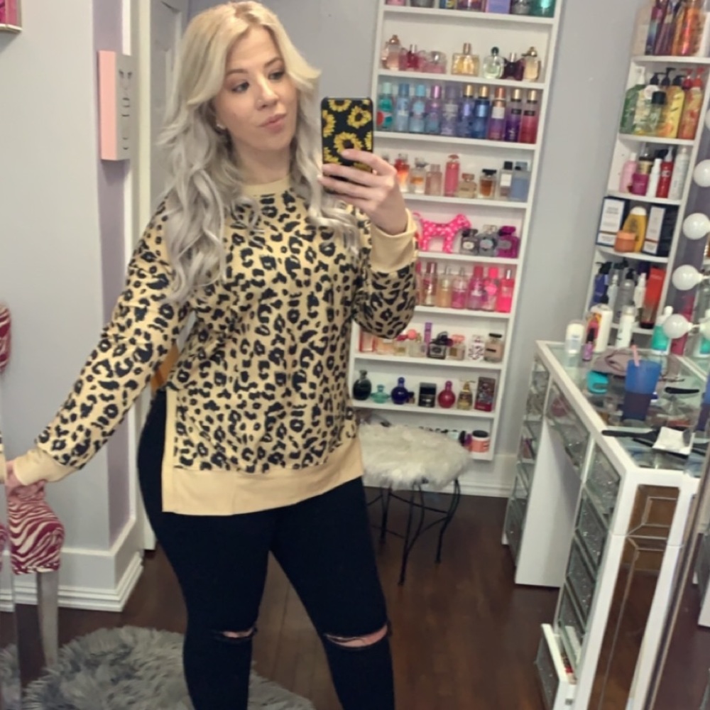 Rounded cheetah print